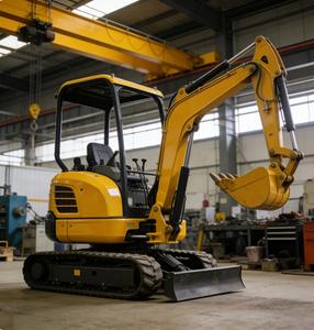 कारखाने के उपयोग के लिए 360 ° रोटेशन के साथ टिकाऊ लाल पैमाने पर डिगर कॉम्पैक्ट खुदाई करने वाले - Product Image 3