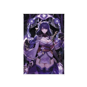 The genshin เกมสายฟ้าทั่วไปทั่วไป <span class=keywords><strong>Zhong</strong></span> Li ภาพวาดผ้าใบถ่ายโอนความร้อนแบนเนอร์ตกแต่งขนาดหลายขนาด - Product Image 4