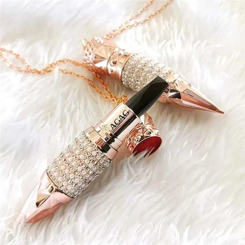 AGAG QueenのScepter A Tri色Waterproof Natural Smooth Matte Red Lipstick Private Label
