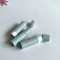 Tube en papier biodégradable personnalisé pour baume à lèvres/gloss à lèvres, vente chaude