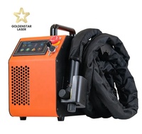 Mesin Pembersih Logam Laser Portabel GS 200w, Mesin Pembersih Laser Pulsa untuk Penghapusan Karat Permukaan Logam, Pembersihan Laser Industri