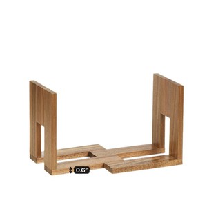 Wooden <b>Record</b> <b>Rack</b> Expandable Vinyl Storage Organizer For Cd And <b>Records</b> - Product Image 5