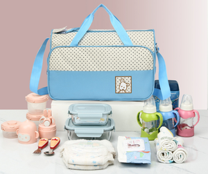 批发趋势产品<span class=keywords><strong>2025</strong></span>多功能妈咪包时尚轻便母婴尿布瓶储物袋 - Product Image 6