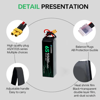 Qiqi Drone Batterie 5200mAh 5500mAh Lithium-ion 3.7V Lithium Polymère Batterie Nouveau Matériel Prix de Gros Discount