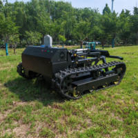 Tondeuse Télécommandée Tout-Terrain Longjie 608-90A sur Chenilles, Puissance 22 Ch, Largeur de Coupe 90 CM
