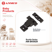 Fabricant de boucles, échantillon gratuit, boucle de ceinture de sécurité personnalisée à 3 points avec dégagement central pour siège rehausseur pour bébé