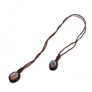 <span class=keywords><strong>Saint</strong></span> <span class=keywords><strong>père</strong></span> et vierge épaulettes catholique en bois croix omoplate collier prière église chrétienne fournitures en gros - Product Image 3