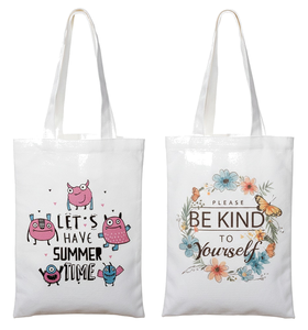 12oz Canvas Shopping Tote <b>Bag</b> Custom Logo Promotional Corporate <b>Gift</b> - Product Image 2