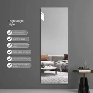 Hot Sale Modern Silver Unbreakable Frameless 2mm Thick <b>Acrylic</b> Shatterproof Easy Installation Decorative <b>Mirror</b> Wall Sticker - Product Image 2