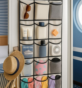 Organisateur de cabine de croisière magnétique en gros de l'usine Haoran, organisateur de chaussures suspendu, sacs de rangement suspendus essentiels pour bateaux de croisière - Product Image 6