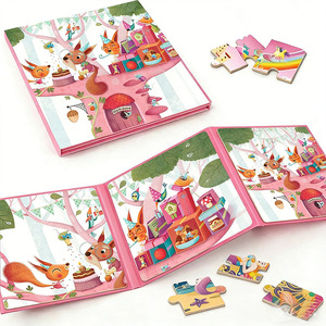 <span class=keywords><strong>Puzzle</strong></span> Magnetici Principessa Unicorno Sirena per Bambine 3-5 Anni, Giochi per Viaggi in Auto e Aereo, Regali di Compleanno per Ragazze Più Grandi - Product Image 1