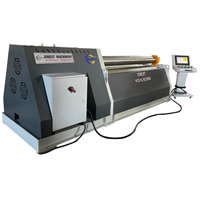 W12NC-12x3500 Heavy Duty CNC Hydraulique Tôle En Acier 4 Rouleaux De Rouleaux De Pliage Rouleau Machine À Rouler