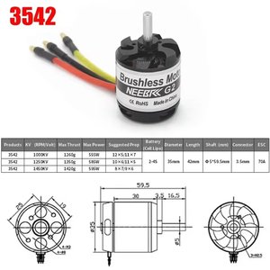<span class=keywords><strong>2830</strong></span> 3536 3542 outrunner động cơ không chổi than 2-4S cho <span class=keywords><strong>RC</strong></span> máy bay cánh cố định FPV đua Drone máy bay trực thăng động cơ Quadcopter - Product Image 5
