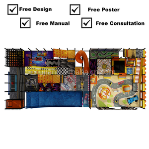 Chủ đề phiêu lưu phổ biến trẻ mới biết đi chơi khu vực trong nhà Thiết bị sân chơi mềm trượt lớn cho trường học và giải trí cho trẻ em - Product Image 4