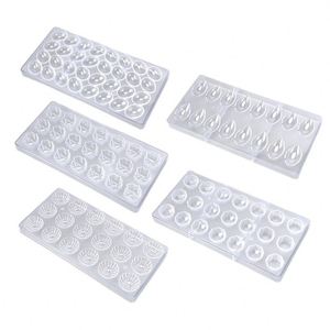 Professional <b>Polycarbonate</b> Chocolate Mold 3D Hard <b>Plastic</b> Candy Tray DIY Bakeware Tool for Homemade Pralines Bonbons Sweets - Product Image 6
