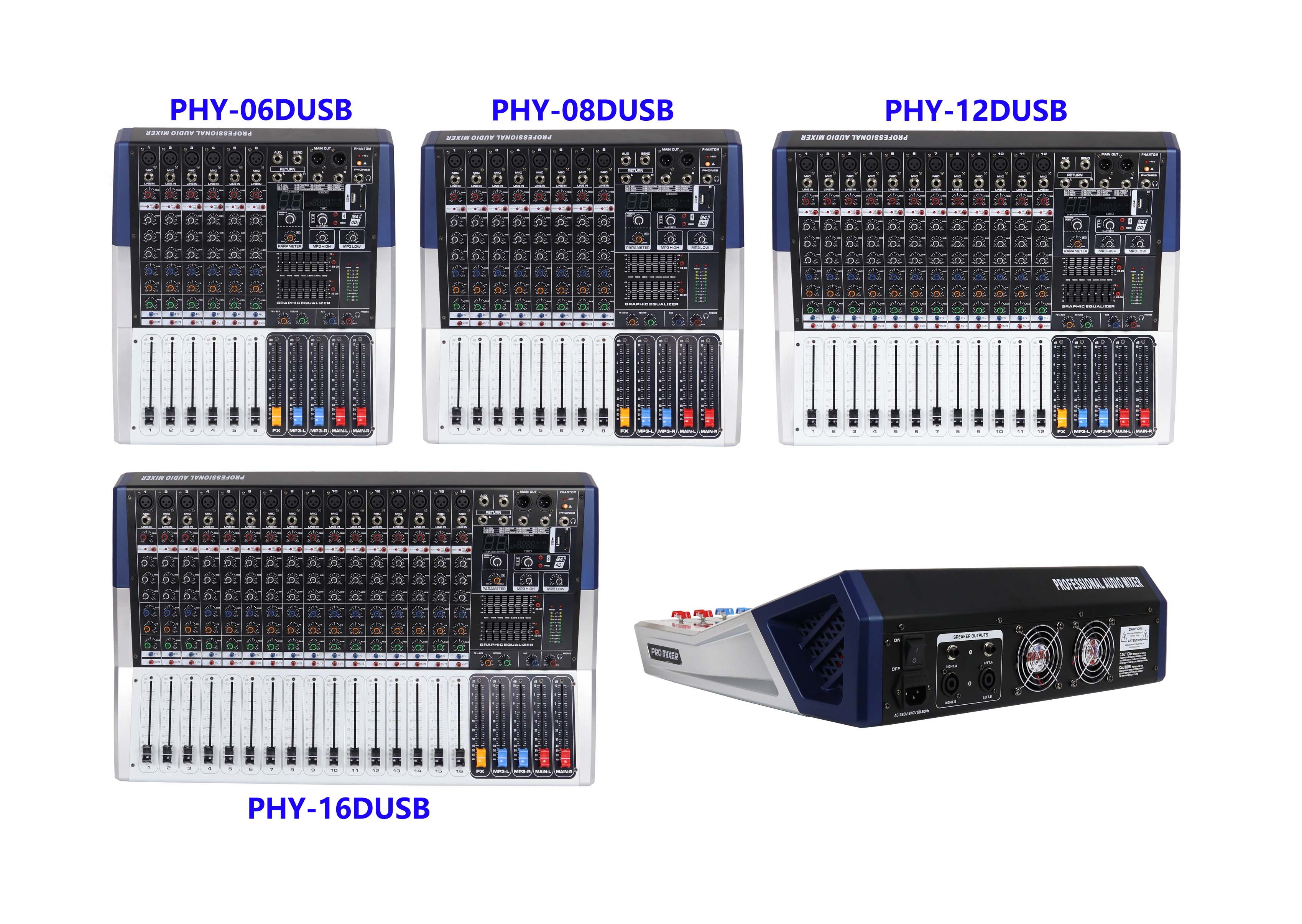 8 channel professional audio mixer 2025