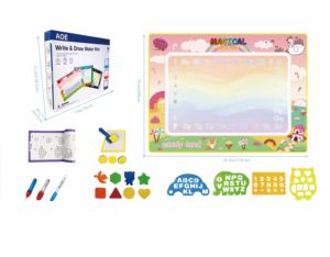 Draagbare Milieuvriendelijke Kindertekentafel Magisch Voorschoolse Spelmat Water Canvas Educatief Speelgoed Voor Meisjes Baby Speelmat - Product Image 5