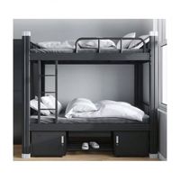 Lit simple en métal sur mesure, vente en gros d'usine, lit en fer, mobilier de chambre à coucher, cadre métallique, lit superposé pour enfants
