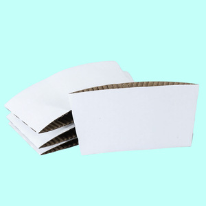 Wholesale Custom Printed Corrugated Kraft Paper Coffee <b>Cup</b> Sleeve Eco Friendly Heat Insulation Anti Scald <b>Cup</b> Holder - Product Image 4