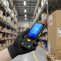 PDA Industrial para Datos, 4+64GB, Android 13, 5000mAh, Pantalla Completa de 4 Pulgadas, Escáner de Código de Barras, IP67, Dispositivo Robusto