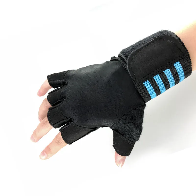 Высококачественные индивидуальные защитные спортивные перчатки для поднятия тяжестей в тренажерном зале дышащие нейлоновые спортивные перчатки