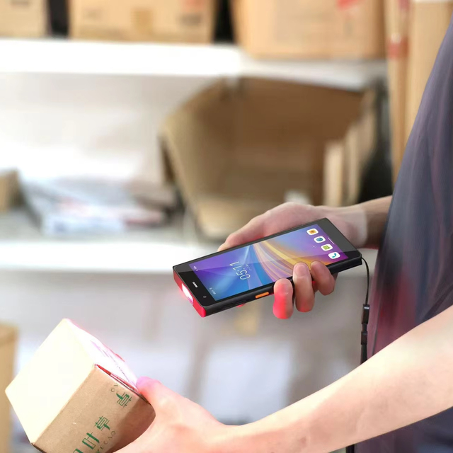 OEM ODM Industrial Android 12.0 5G Network 2D Barcode Scanner Handheld RFID IP65 Rugged PDA Retail Stores Smartphone 5'' 13MP