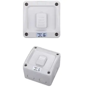 Interruptor de superficie impermeable para exteriores, interruptor estándar AS/NZS SAA 250V 20A IP66