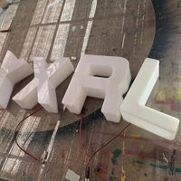 Letrero LED Personalizado para Negocios, Letras con Retroiluminación LED 3D de Acero Inoxidable Dorado Espejo, Publicidad con Logotipo, Resistente al Agua IP65