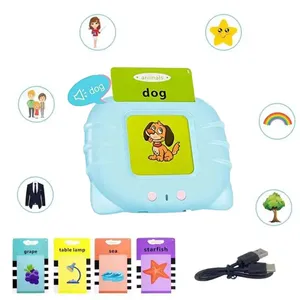 Custom Audible 2 In 1 Preschool Talking Cognitive Cards Early Educational Toys Learning Flash Cards for kids