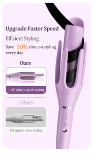 Máy làm xoăn tự động đa năng 3 trong 1 năm <span class=keywords><strong>2025</strong></span>, nhiều kích cỡ 1, 1.25, 1.5 inch, xoay được, không bị tóc bị kẹt, giữ nếp lâu - Product Image 6