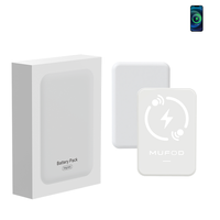 Batterie sans fil 5000 mAh 22,5 W avec boîte, Power Bank 10000 mAh pour téléphone, produits technologiques uniques, Powerbank magnétique