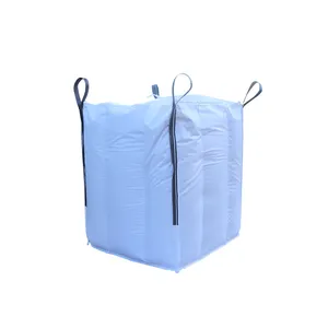 500kg 1000kg 1200kg 1500kg 2000kg 1 Ton 2 Tons Four-Panel Design Baffle Anti-Sift Square Bag Jumbo Bulk Big Bag