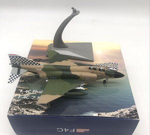 Modèle ZF 1:100 Avion de chasse supersonique américain F-4C Phantom II en alliage de simulation, modèle fini F4C, véhicules jouets en métal moulé sous pression - Product Image 3