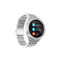 Deportes inteligentes multifunción para reloj Bluetooth Pantalla TFT Monitoreo DE LA SALUD Acero Ritmo cardíaco Lectura de presión arterial Llamada Voi