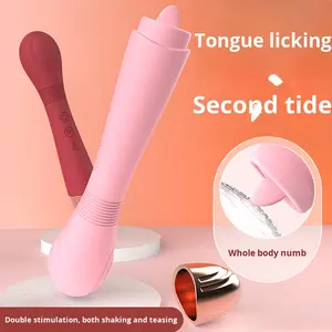 Vibrateur féminin Shanggan Golden Finger, modèle AV 1100, 50 dB, bâton vibrant, massage, jouets sexuels pour adultes, vente directe d'usine - Product Image 3