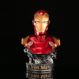 Busto di Iron Man MK46 Avengers GK in Resina all'Ingrosso, Statua dal Film Anime per Decorazione Domestica, Action Figure di Iron Man e Spider-Man - Product Image 5