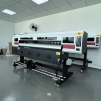 Impresora de Inyección de Tinta de Formato Ancho de Alta Precisión de 1.8m con Cabezal Dual I3200 E1, Plotter Eco Solvente para Lonas Flexibles y Lona