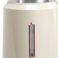 Bouilloire électrique sans fil en acier inoxydable de 1,8 L, 1500 W, à ébullition rapide, avec protection de sécurité, vente en gros