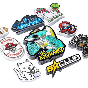 Etiqueta Adhesiva de Vinilo PVC Impermeable con Logotipo Personalizado Impreso al por Mayor, Forma Cuadrada, para Regalos y Manualidades - Product Image 1