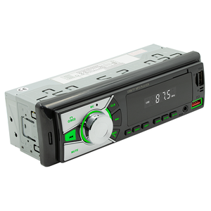Reproductor <span class=keywords><strong>MP3</strong></span> para Auto 1 DIN Plateado con Aplicación <span class=keywords><strong>de</strong></span> Localización del Vehículo, Asistente <span class=keywords><strong>de</strong></span> Voz, Grabadora <span class=keywords><strong>de</strong></span> Audio, USB, TF, AUX, Luz <span class=keywords><strong>de</strong></span> 7 Colores, Radio Universal - Product Image 1