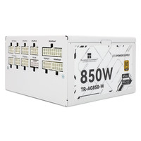 Alimentation électrique entièrement modulaire Thermalright TR-AG850-W 850W blanche ATX 3.1 PCIe 5.1 pour les constructeurs et revendeurs de PC