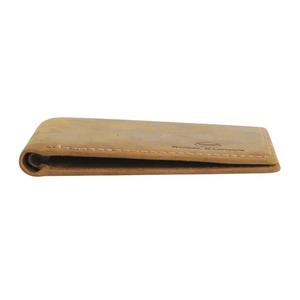 กระเป๋าสตางค์ AndoBag RFID รุ่นวินเทจแบบสั้น, ที่ใส่บัตรหนังแท้, กระเป๋าสตางค์ผู้ชายแบบพับสองตอนเรียบง่ายบางเฉียบ รุ่น 1835 - Product Image 5