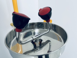 Draagbare nooddouche met roestvrijstalen oogspoelbak voor industrieel en laboratoriumgebruik, samengestelde oogspoeler met <span class=keywords><strong>douche</strong></span> - Product Image 2