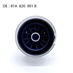 Nouveau <span class=keywords><strong>ventilateur</strong></span> de climatisation <span class=keywords><strong>Audi</strong></span> <span class=keywords><strong>A3</strong></span> RS3 81A820901B ensemble d'obturateur de sortie d'air de tableau de bord Ruwalley - Product Image 2