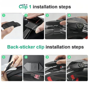 Sistema de Intercomunicación Ejeas Q8 de 1000 m para Casco de Motocicleta, Impermeable, Malla con Cancelación de Ruido y Sonido Envolvente - Product Image 4