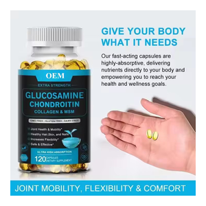 Venta caliente glucosamina condroitina MSM <span class=keywords><strong>Softgel</strong></span> cápsulas vitaminas para el apoyo de la salud de hombres y mujeres no para recién nacidos - Product Image 2