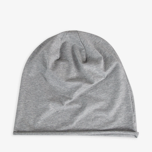 <span class=keywords><strong>Bonnet</strong></span> d'été mince de couleur unie unisexe à une couche frisée en coton doux Baggy Sleeping Chemo Cap Chunky Beanie - Product Image 4
