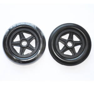 Rodas de PU de 7 Polegadas para Cadeira de Rodas, Rodas Dianteiras - Product Image 4