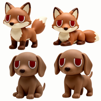 Porte-clés et ornement de bureau personnalisés en PVC 3D, figurine de personnage de dessin animé, cadeau pour souvenirs promotionnels