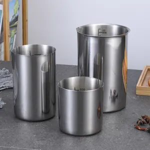 Factory Directly Sell Stainless Steel Candle Making Wax Pouring Pot Pitcher Candle Making Pouring Pot